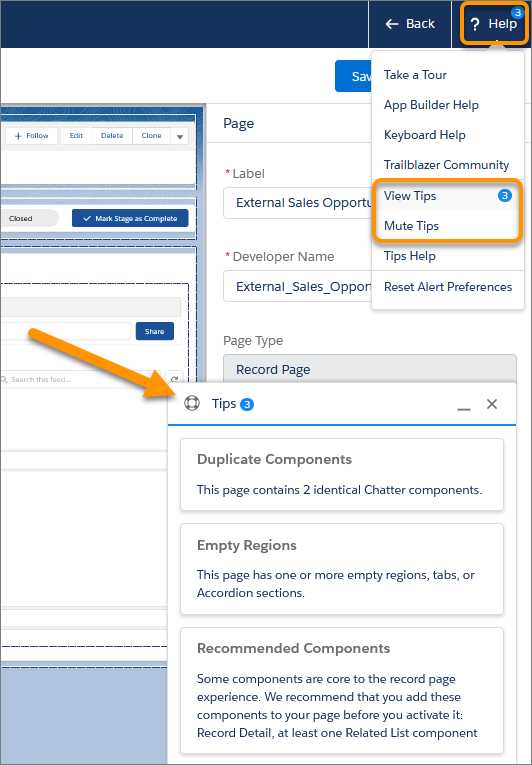 Lightning App Builder