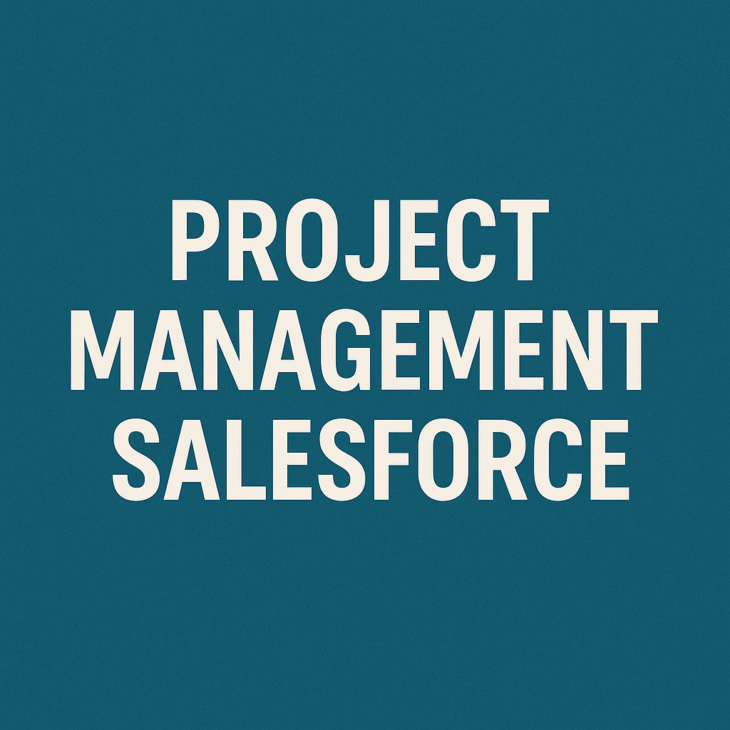 Manage a Project End to End in Salesforce