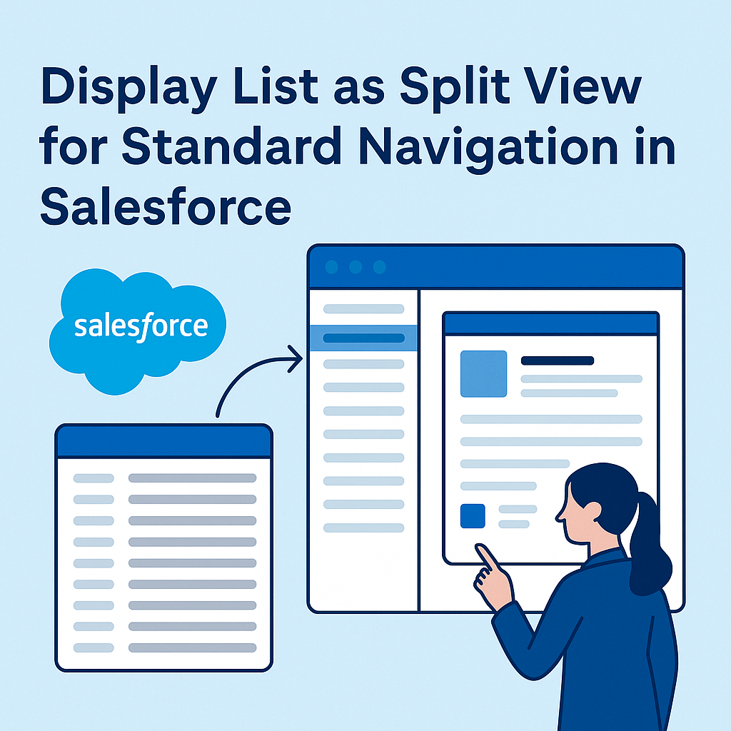 Standard Navigation, Split View,