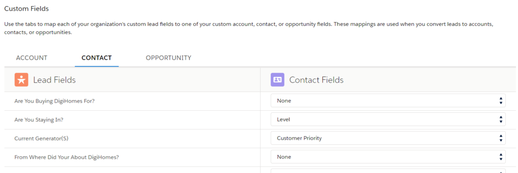 Map Custom Lead Fields For Lead Conversion