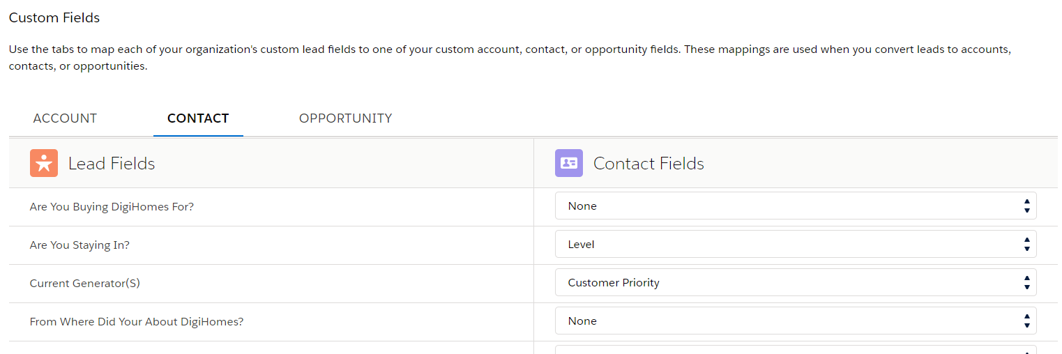 Map Custom Lead Fields For Lead Conversion