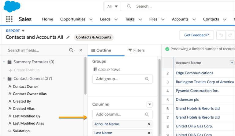 Auto Add Fields To Custom Report Types