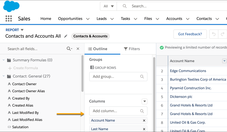 Auto Add Fields To Custom Report Types