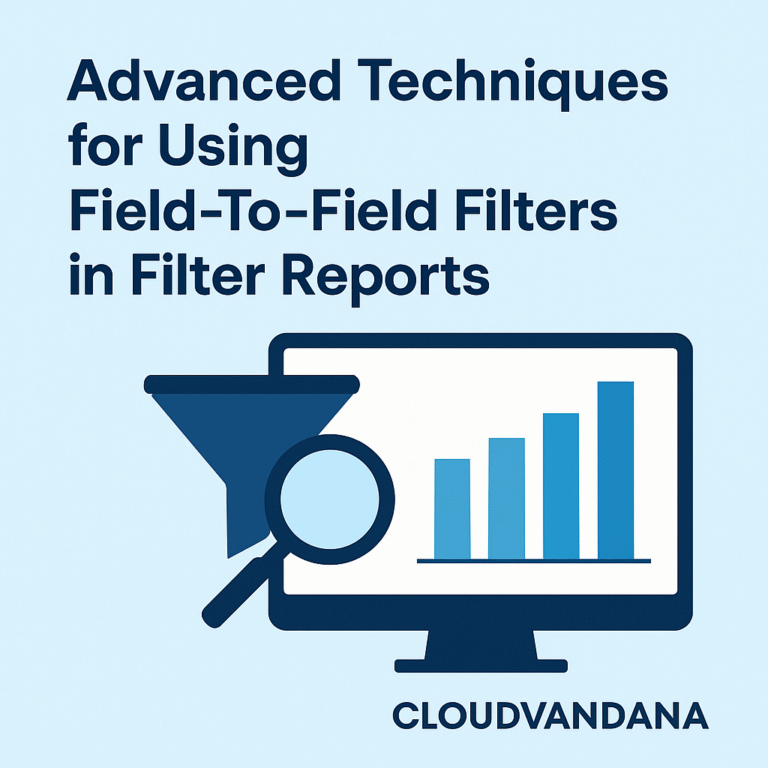 Techniques-Using Field-To-Field Filters In Filter Reports